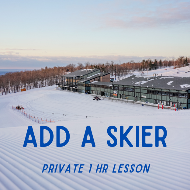 Picture of Add on Skier to a 1 hr private lesson