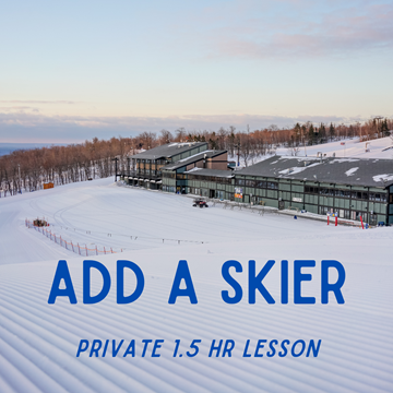 Picture of Add on a  Skier to a  1.5 HR Private  Lesson
