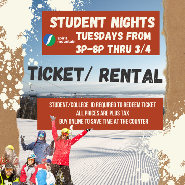 Picture of Student Tuesday Ticket/Rental