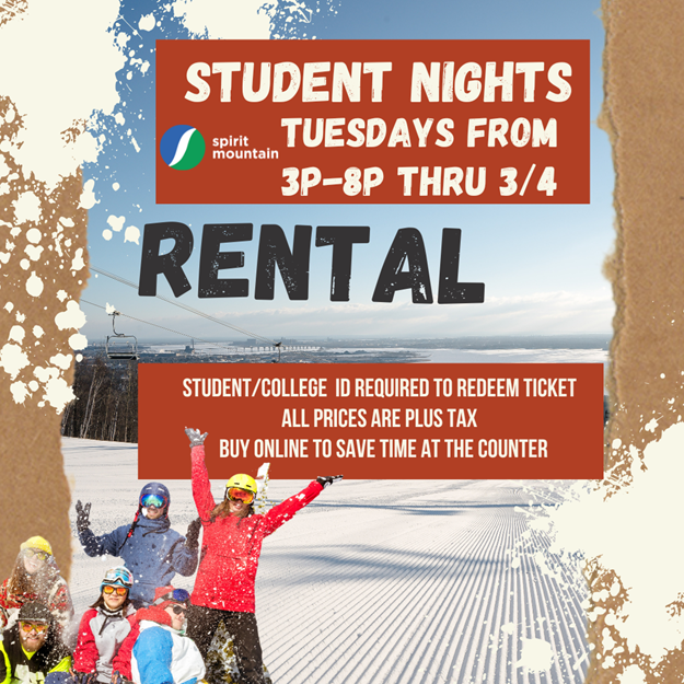 Picture of Student Tuesday Rental