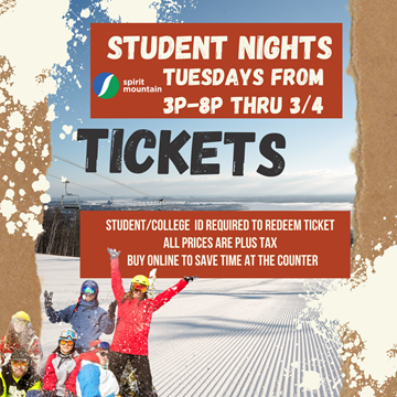 Picture of Student Tuesday Night TIcket